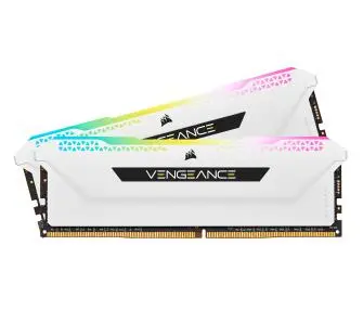 Pamięć RAM Corsair Vengeance RGB Pro SL DDR4 32GB (2 x 16GB) 3600 CL18 Biały