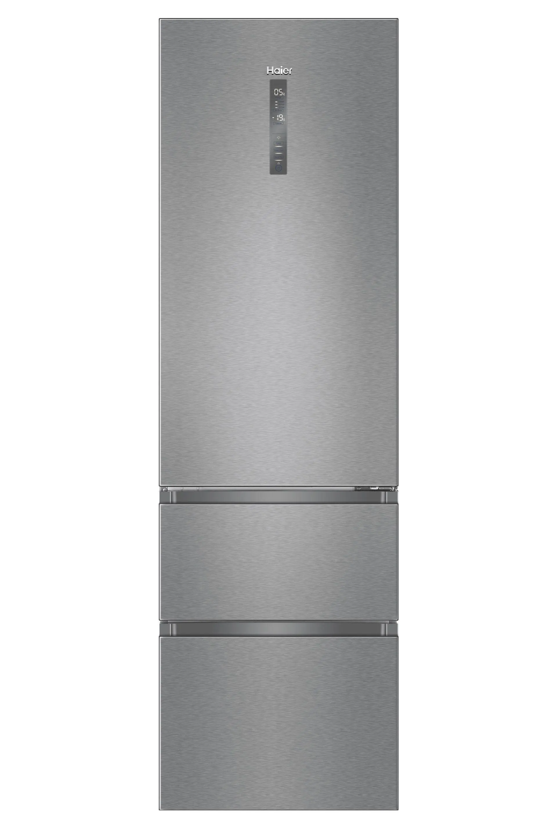 Lodówka Haier Seria 7 A3FE837CMJ Pełny No Frost 200,5cm Szuflada z kontrolą wilgotności Srebrny