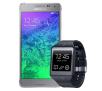 Samsung Galaxy Alpha SM-G850F (złoty) + Gear 2 Neo (czarny)