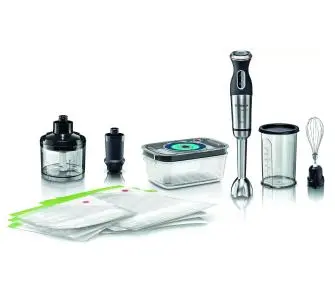 Blender Bosch MaxoMixx MS8CM61V5 1000W Rozdrabniacz Pompa próżniowa Końcówka do ubijania