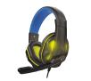 Słuchawki przewodowe z mikrofonem SteelPlay HP47 Nauszne Czarno-żółty
