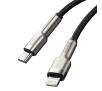 Kabel Baseus USB-C do Lightning Cafule Czarny