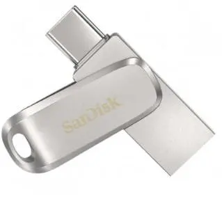 SANDISK Ultra Dual Drive Luxe 32GB USB Typ C / USB 3.0 Srebrny