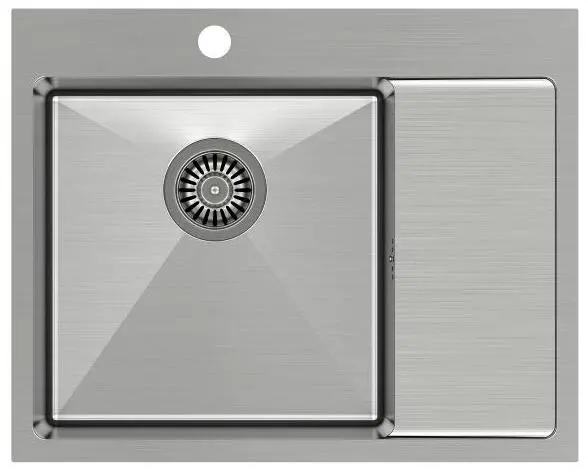 Zlewozmywak Quadron HB7911BS RUSSEL 116 Komora z lewej strony Stalowy Stal szlachetna