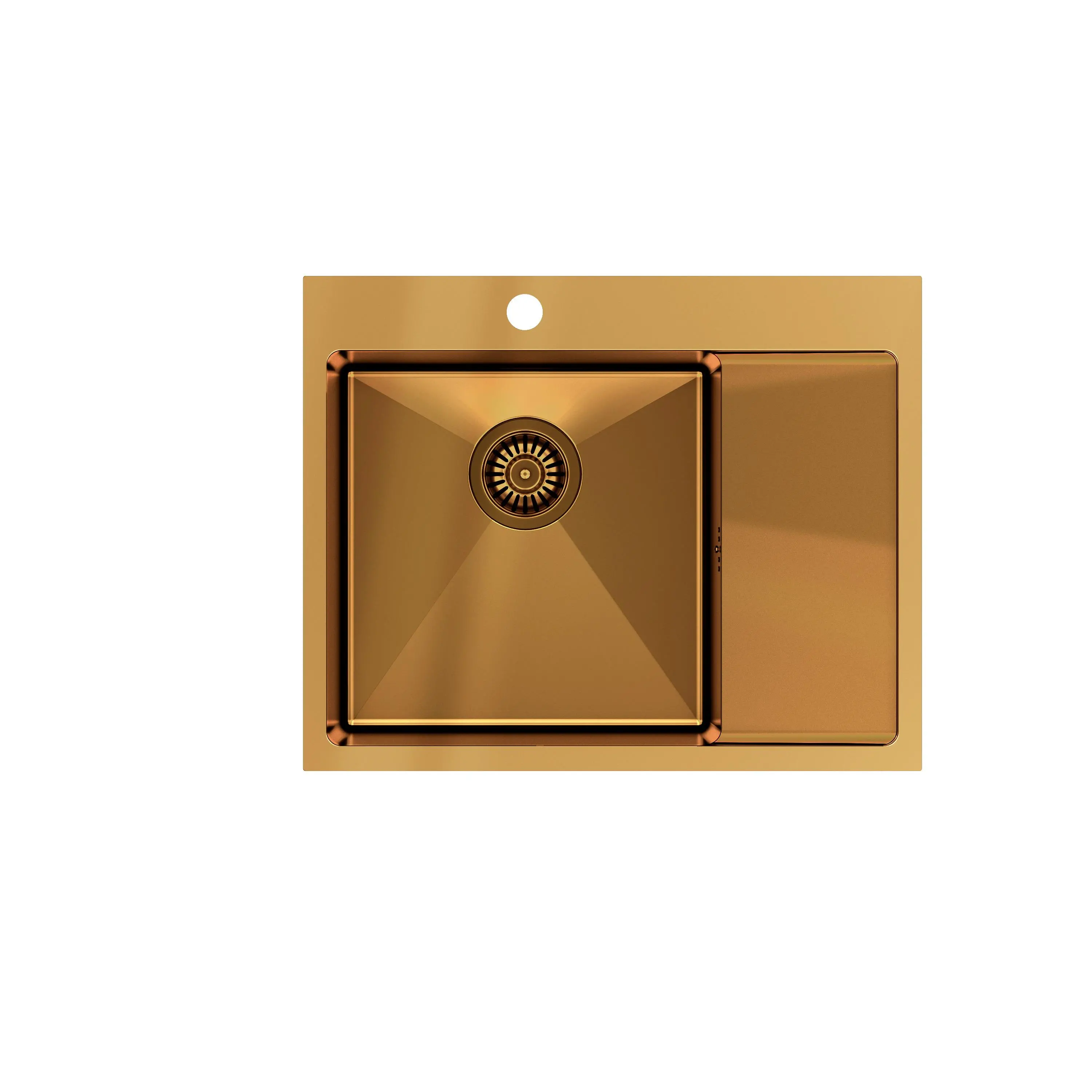 Zlewozmywak Quadron HB7911PVDBSC1 RUSSEL 116 Stalowy Miedź