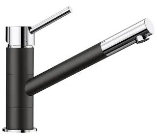 Blanco Kano 526175 Chrom-Czarny Wygląd silgranitu - Kup na Raty - RRSO 0%