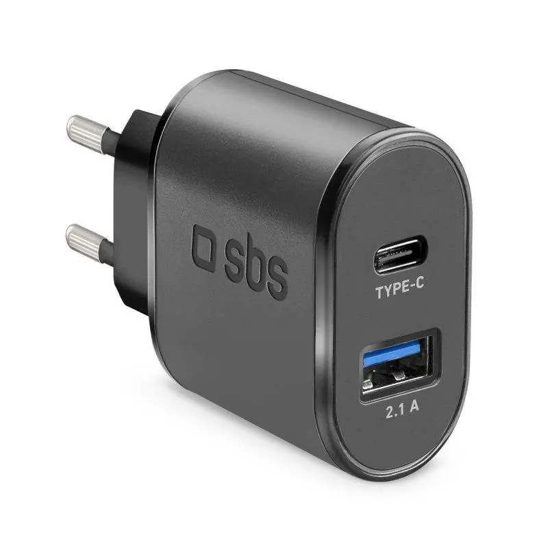 Ładowarka sieciowa SBS 10W USB-C USB-A