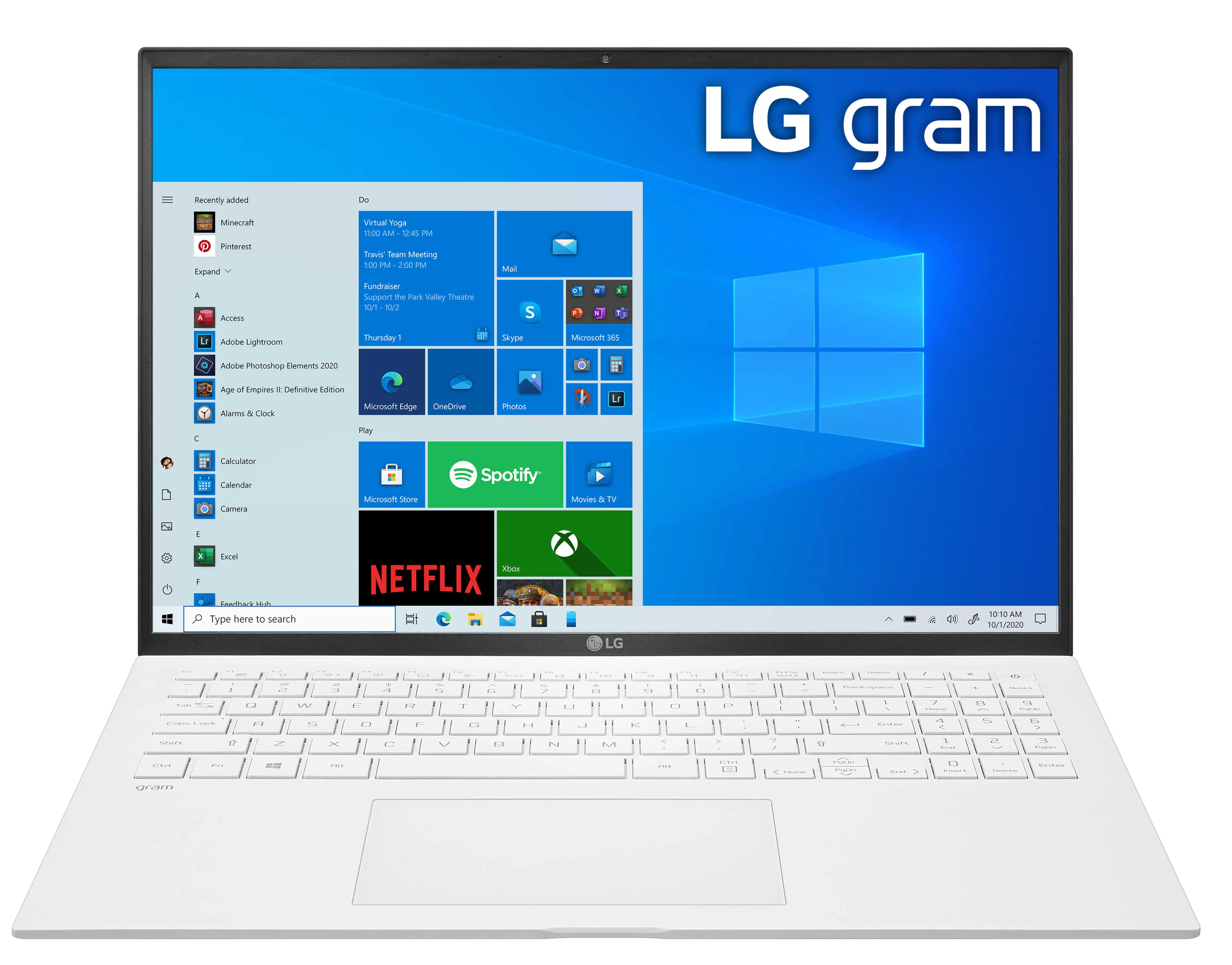 Laptop ultrabook LG Gram 15,6'' 2021 15Z90P-G.AA54Y i5-1135G7 16GB RAM 512GB Dysk SSD Win10 Biały