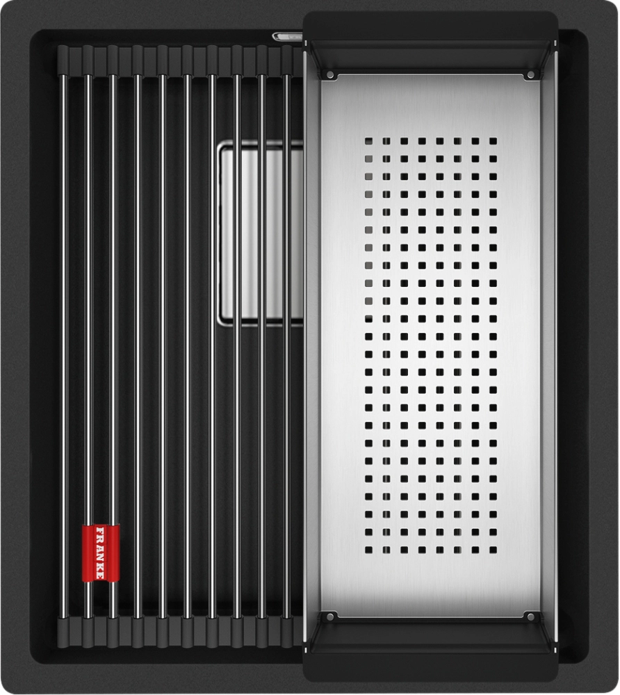 Zlewozmywak Franke Kanon KNG 110-37 Granitowy Czarny mat