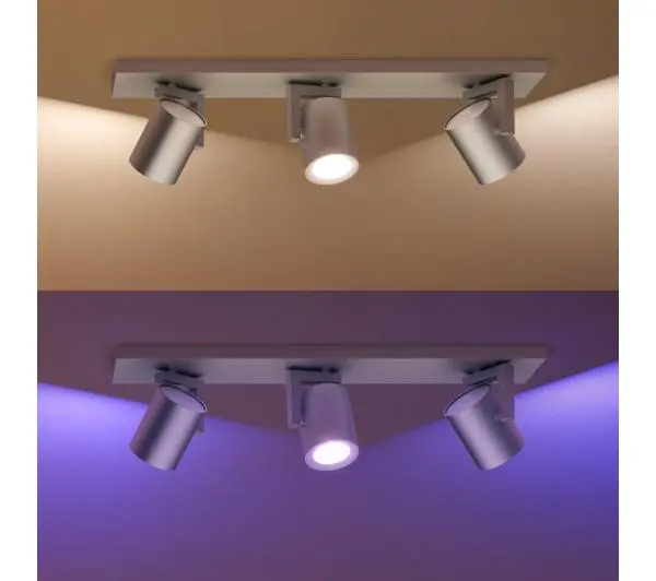 Philips Hue White and Colour Ambiance Argenta Triple Srebrny - Kup na Raty - RRSO 0%