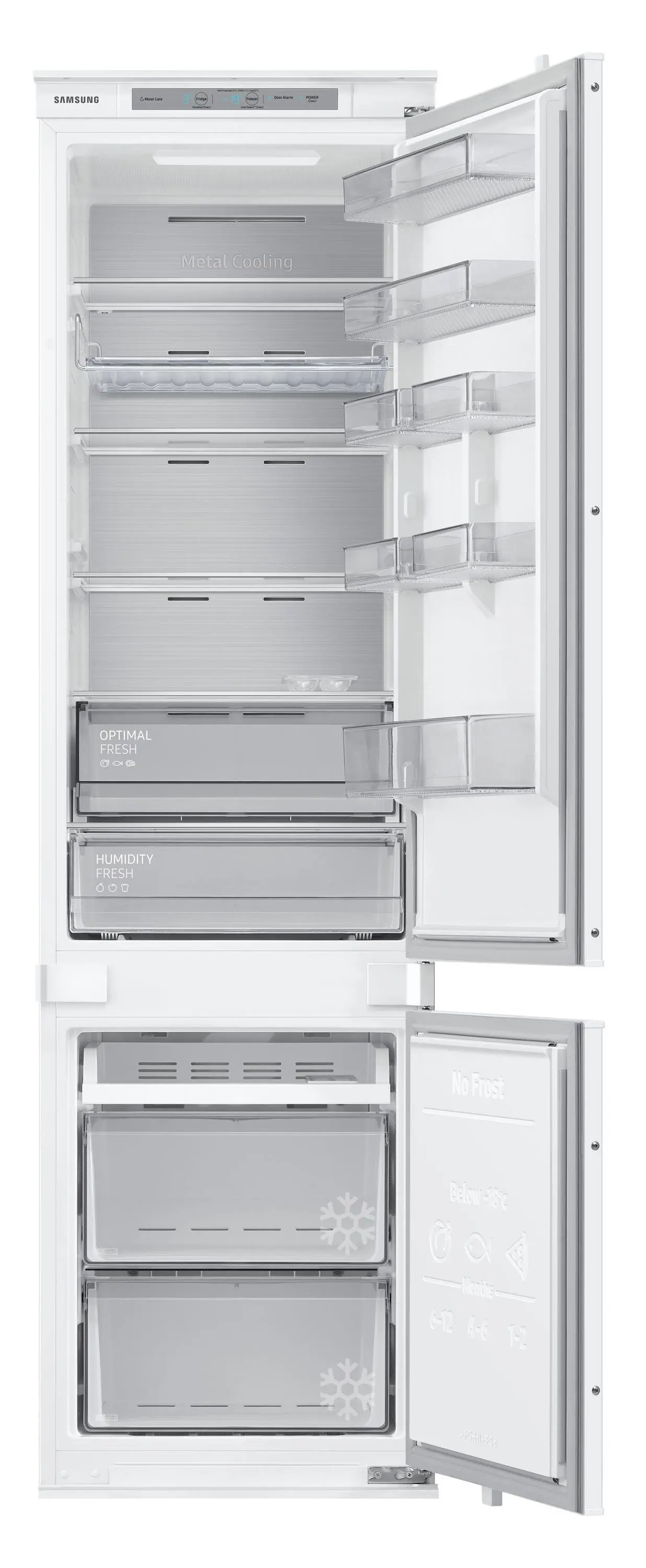 Lodówka Samsung BRB30705EWW Pełny No Frost 193,5cm Szuflada z kontrolą wilgotności