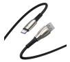 Kabel Baseus USB do USB-C Water Drop-shaped LED 66W 6A 1m Czarny