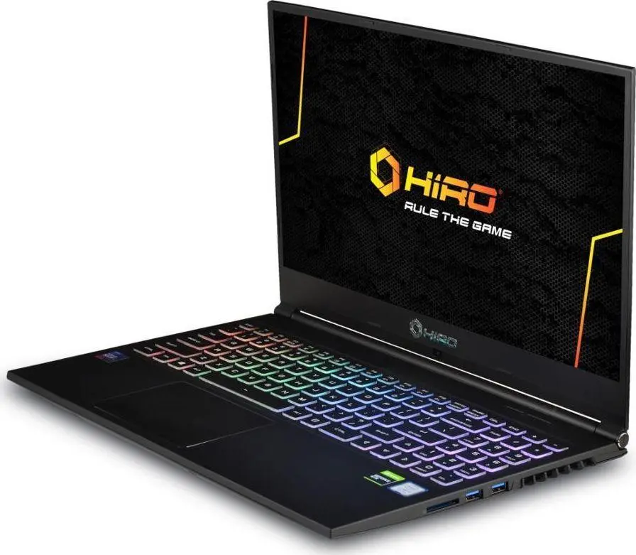 Laptop gamingowy HIRO 15,6" Intel® Core™ i7-9750H 16GB RAM 512GB Dysk SSD GTX1660Ti Win10 Szary