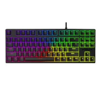 Klawiatura mechaniczna Krux Atax Pro RGB Gateron Blue Czarny