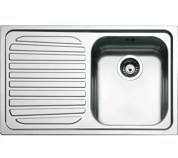 Zlewozmywaki kuchenne - Smeg SP791S-2 Komora z prawej strony Stalowy Srebrny