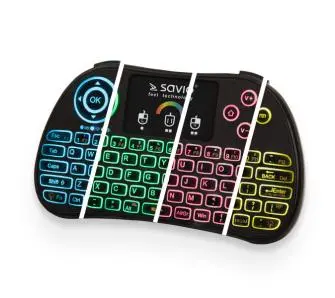 Klawiatura Savio PC KW-03 RGB Czarny