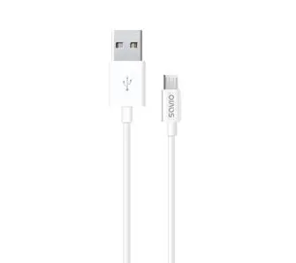 Kabel Savio CL-124 USB do micro USB 2m Biały