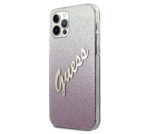 Guess Glitter Gradient Script GUHCP12LPCUGLSPI do iPhone 12 Pro Max