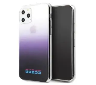 Guess California GUHCN65DGCPI do iPhone 11 Pro Max Purpurowy