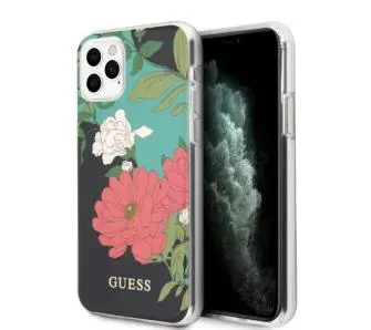 Etui Guess Flower GUHCN58IMLFL01 do iPhone 11 Pro Czarny