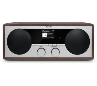 Radioodbiornik TechniSat DigitRadio 451 CD IR Radio FM DAB+ Internetowe Bluetooth Brązowy