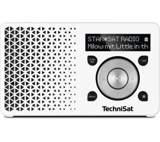 TechniSat DigitRadio 1 Radio FM DAB+ Biało-srebrny
