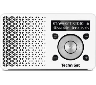 Radioodbiornik TechniSat DigitRadio 1 Radio FM DAB+ Biało-srebrny