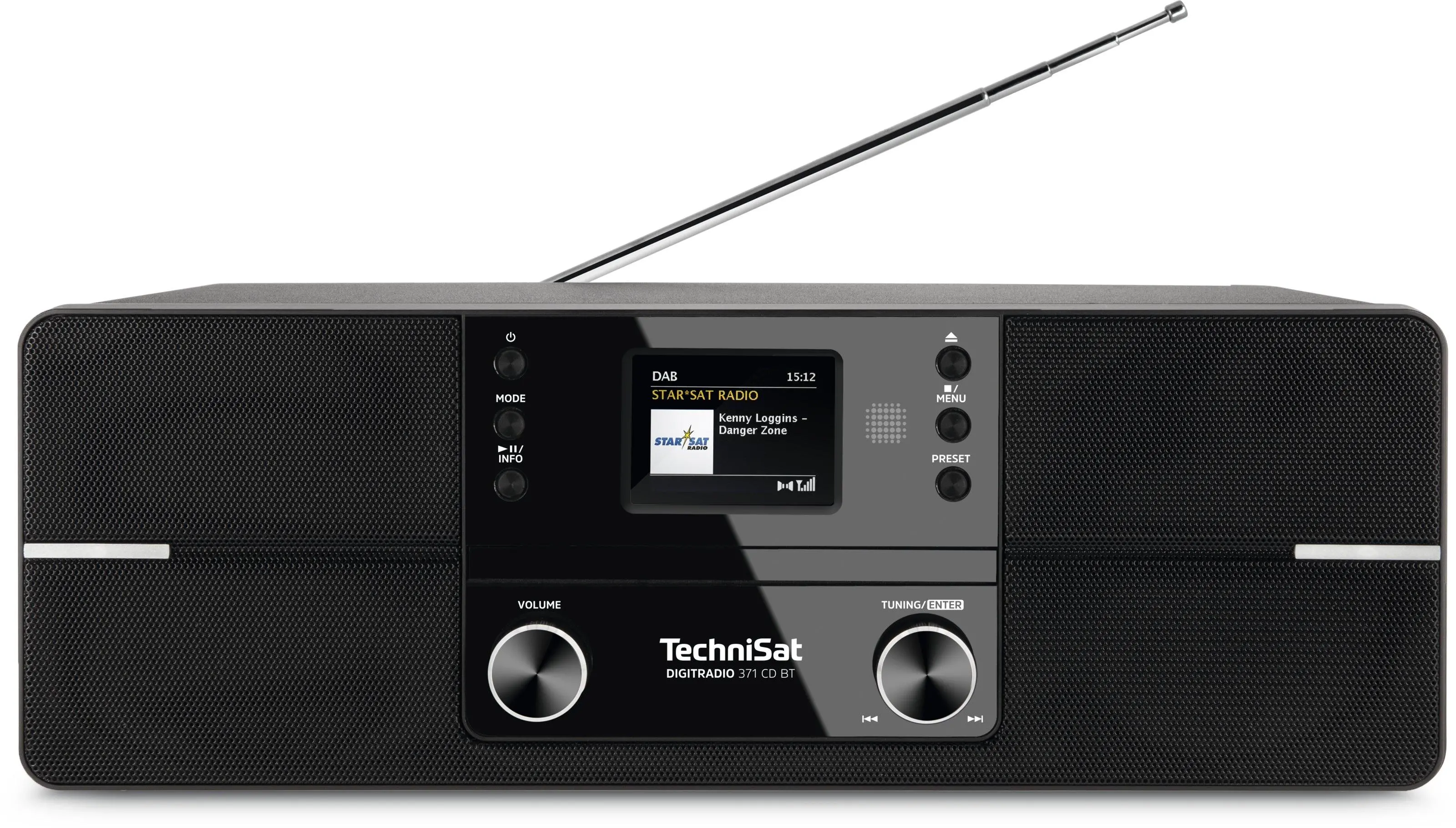 Radioodbiornik TechniSat DigitRadio 371 CD BT Radio FM DAB+ Bluetooth Czarny