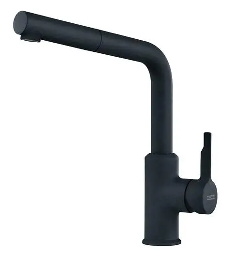 Bateria Franke Urban Pull-Out Czarny Mosiądz