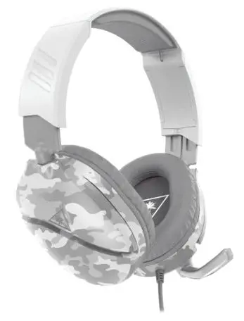 Słuchawki przewodowe z mikrofonem Turtle Beach Recon 70 Arctic Camo Nauszne Szaro-biały