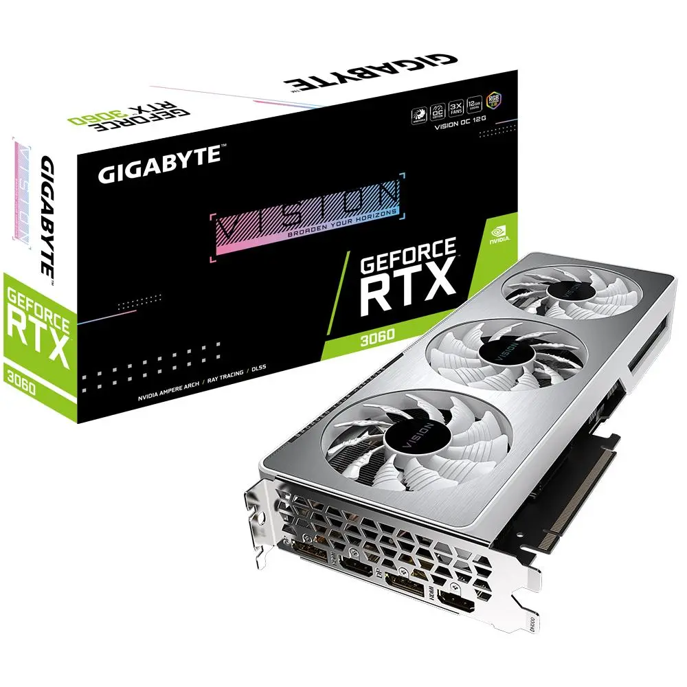 Karta graficzna Gigabyte GeForce RTX 3060 VISION OC (rev. 2.0) 12GB GDDR6 192bit DLSS