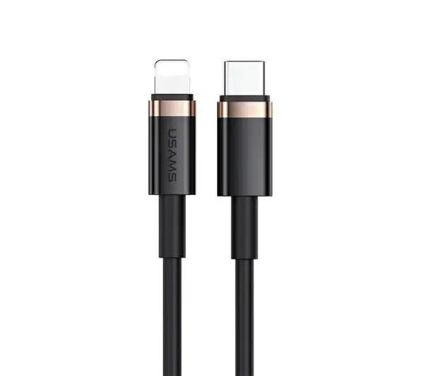 Kabel USB-C - Lightning USAMS U63 SJ484USB01 20W 1.2m Czarny