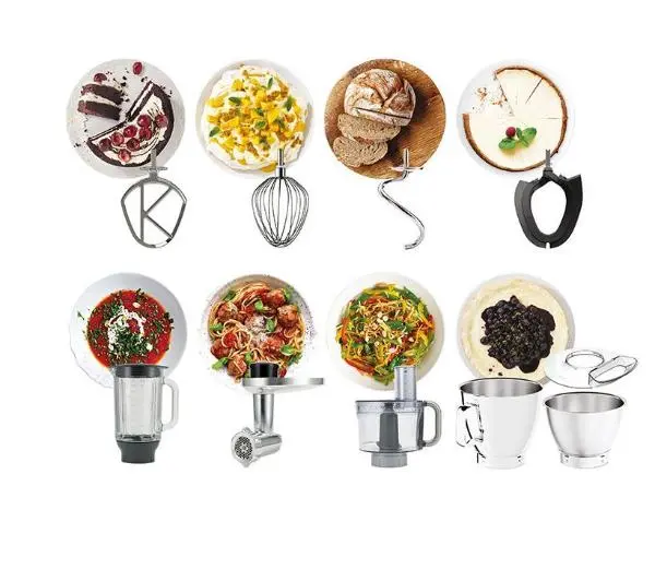 Kenwood Titanium Chef Baker KVL85.594SI Z wbudowaną wagą Dwiema misami do 4kg ciasta - Kup na Raty - RRSO 0%