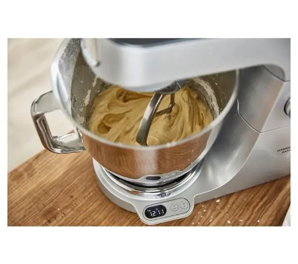 Kenwood Titanium Chef Baker KVL85.594SI Z wbudowaną wagą Dwiema misami do 4kg ciasta - Kup na Raty - RRSO 0%