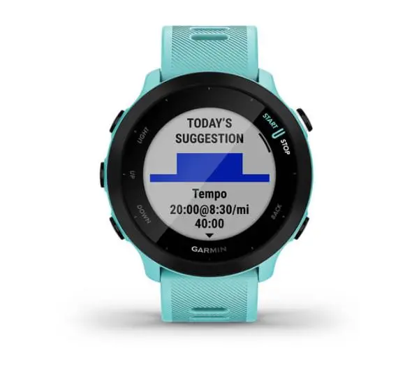 Garmin Forerunner 55 42mm GPS Niebieski - Kup na Raty - RRSO 0%