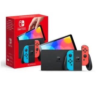 Nintendo Switch OLED Czerwono-niebieski - ⚡ BESTSELLERY ⚡ - Kup na Raty - RRSO 0%