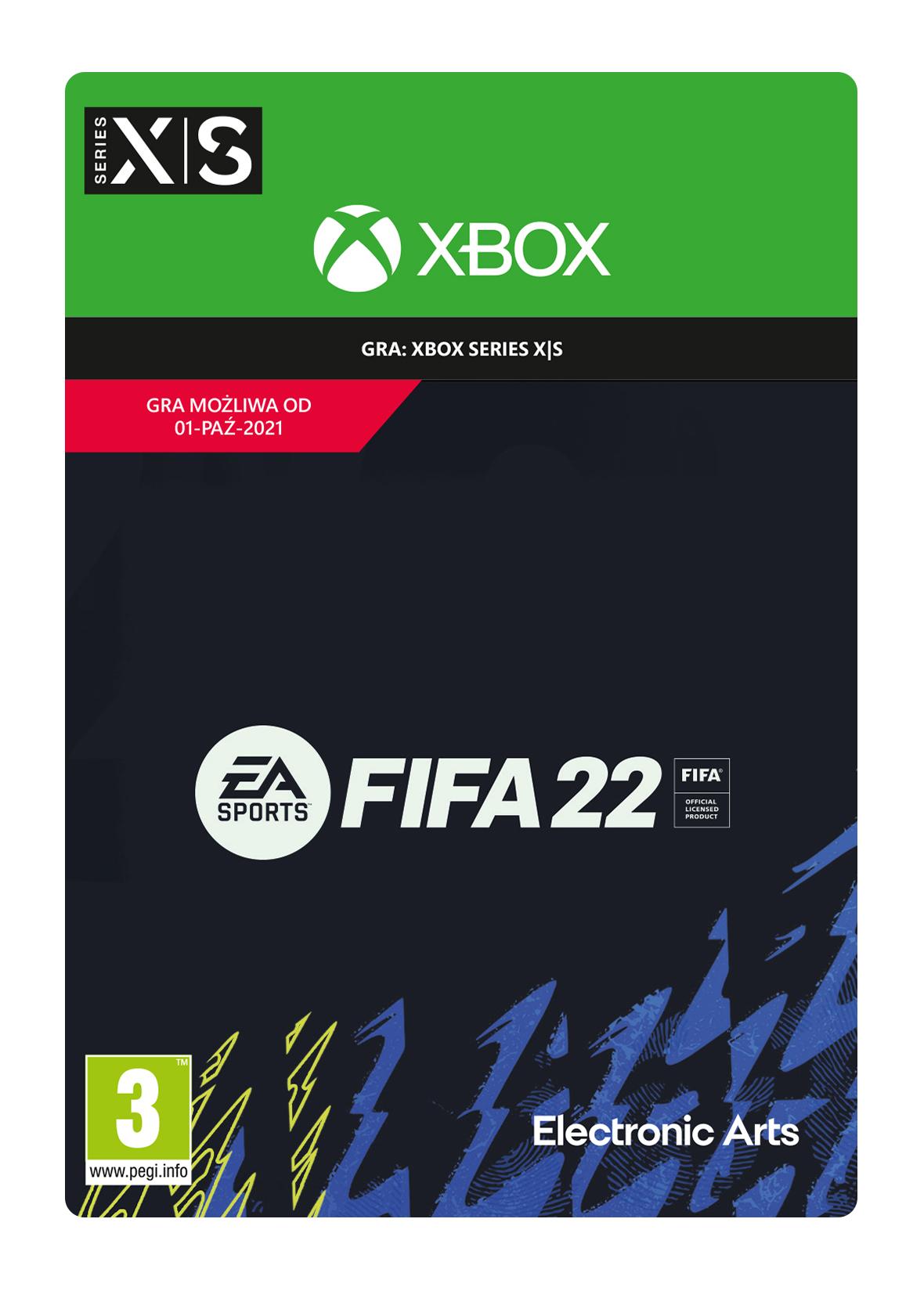 FIFA 22 [kod aktywacyjny] - Gra na Xbox Series X/S