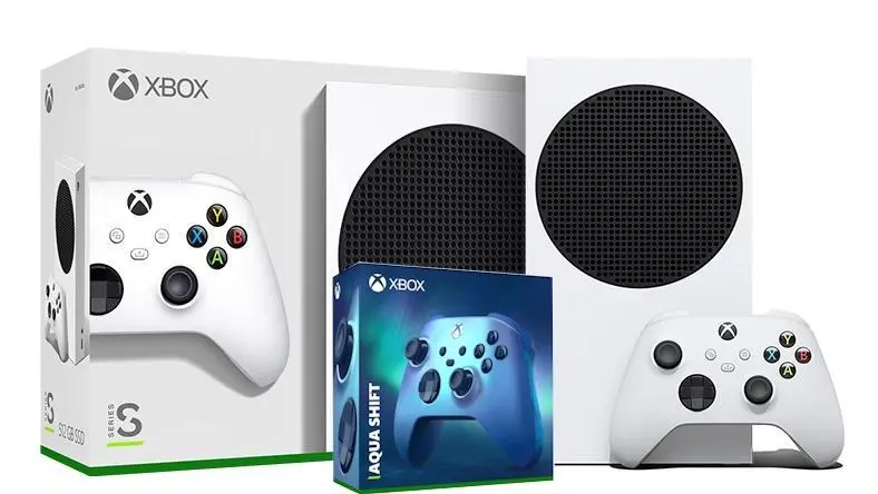 Konsola Xbox Series S - 512GB - Dodatkowy Pad Wodny niebieski