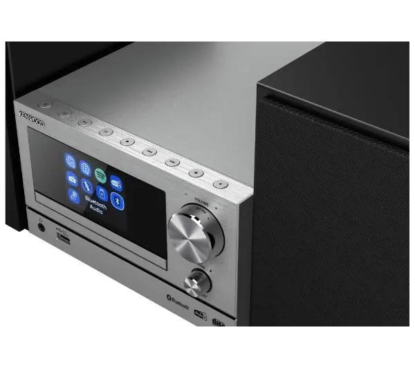 Kenwood M-7000S-S 60W Wi-Fi Bluetooth Radio FM, DAB+, Internetowe Srebrny - Kup na Raty - RRSO 0%