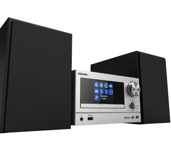 Kenwood M-7000S-S 60W Wi-Fi Bluetooth Radio FM, DAB+, Internetowe Srebrny - Kup na Raty - RRSO 0%