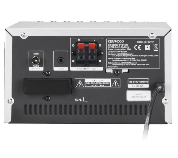 Kenwood M-7000S-S 60W Wi-Fi Bluetooth Radio FM, DAB+, Internetowe Srebrny - Kup na Raty - RRSO 0%
