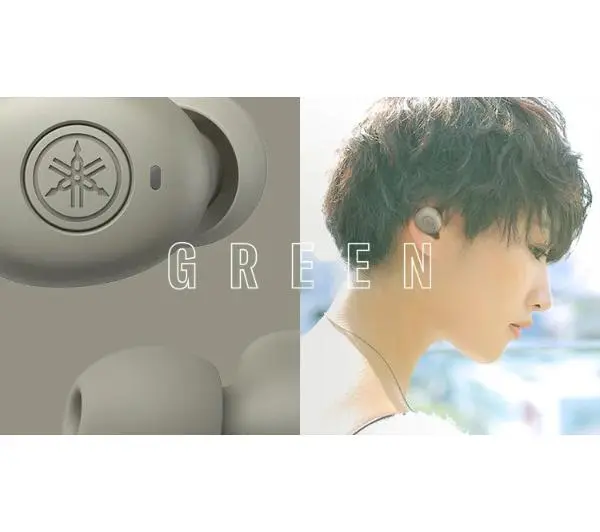 Yamaha TW-E3B Dokanałowe Bluetooth 5.0 Zielony