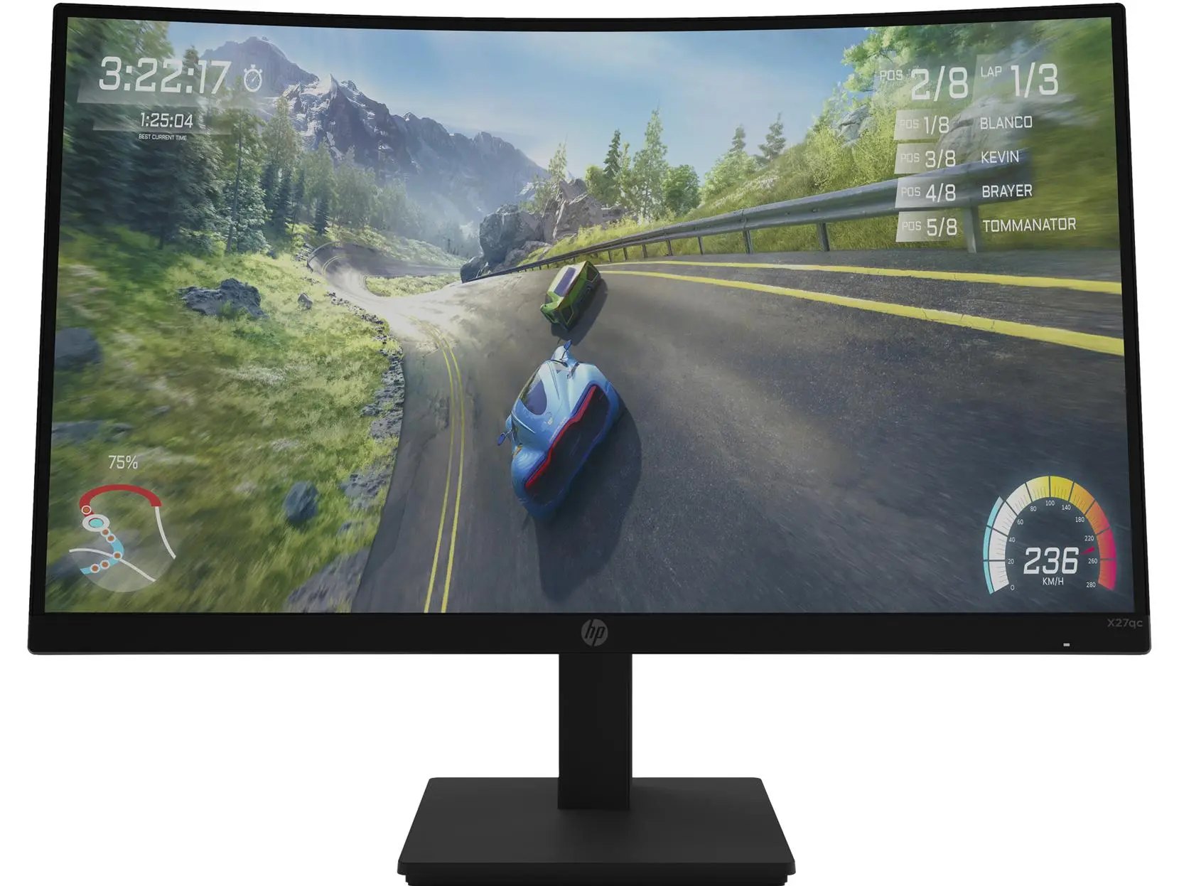 Monitor HP X27c  27" Full HD VA 165Hz 1ms Zakrzywiony Gamingowy