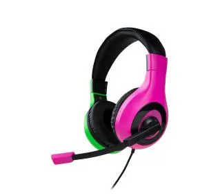 BigBen SWITCHHEADSETV1P+G Nintendo Switch Gaming Headset Nauszne Różowo-zielony