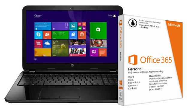 HP 15-r200nw 15,6" Intel® Pentium™ N3540 4GB RAM 750GB Dysk Win8.1