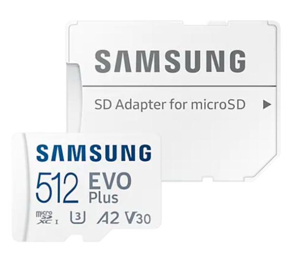 Samsung Evo Plus microSD 512GB 130/120 A2 V30