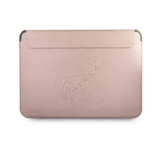 Guess GUCS13PUSASPI Saffiano Script  Różowy