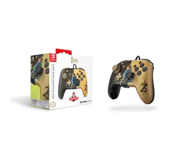 PDP Faceoff Delux+ Audio Zelda do Nintendo Switch Przewodowy