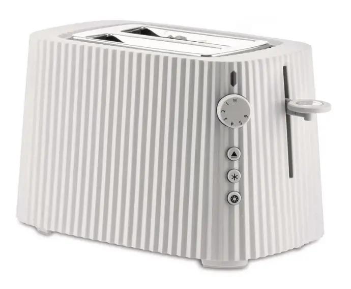 Toster Alessi Plissé MDL08 Rozmrażanie 850W Biały