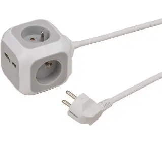 Brennenstuhl ALEA-Power USB-Charger 4 gniazda 1,4m Jasnoszary